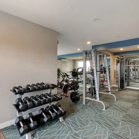 Gym at OceanAire Apartment Homes