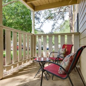 Private patio