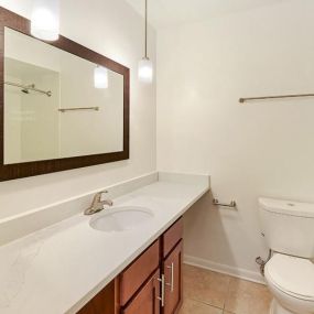 Bathroom at The Clarendon Apartment Homes