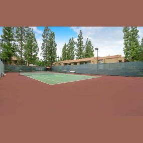Tennis court at Redlands Park Apartments
