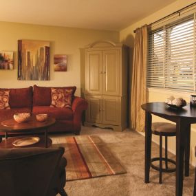 Living Room - Rossbrooke Apartments & Townhomes