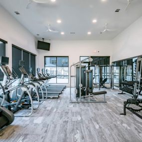 Fitness Center at Cue Luxury Apartments