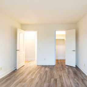 Bedroom with closet space