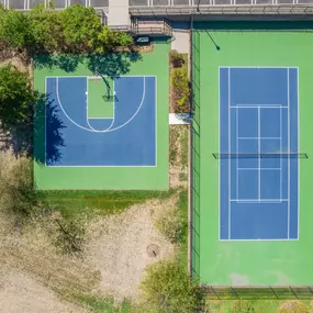 Tennis court & Basketball court