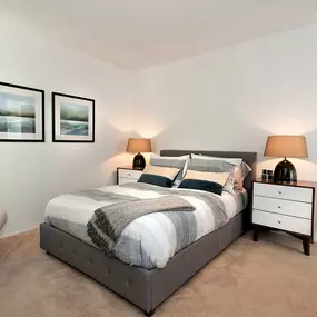 Bedroom at River Pointe Apartments