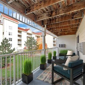 Balcony at Rivers Edge Apartments