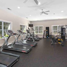 State of the arts fitness center at Chatham Apartment Homes