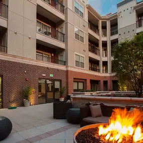 Patio with fire pit