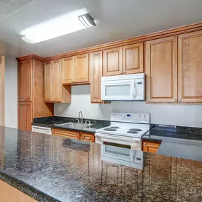 Kitchen at Castlewood Apartments