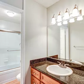 Bathroom at Castlewood Apartments