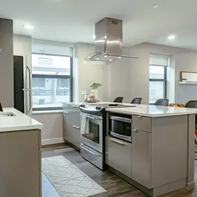 Kitchen at The Rowe Apartments