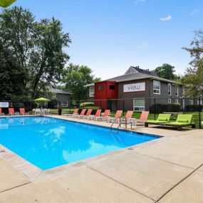 Pool at The View Apartments St Charles