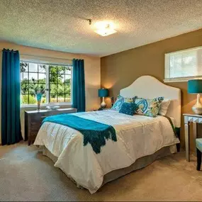 Bedroom at Riverwood Apartments