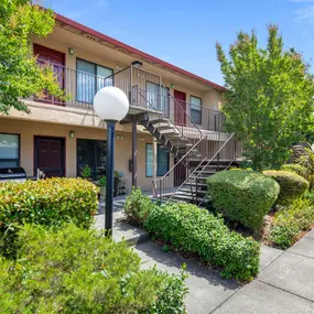 Property exterior at Manor Apartments in Rohnert Park, CA  94928