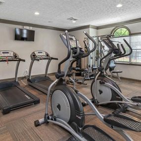 Fitness Center at High Ridge Apartments in
Athens, GA 30606