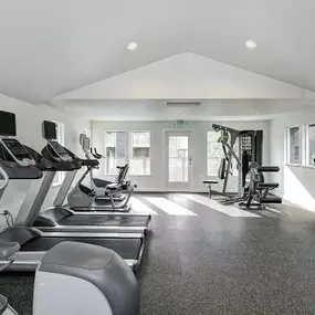 Gym at Hangar 128 Apartments