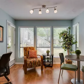 Open space living room