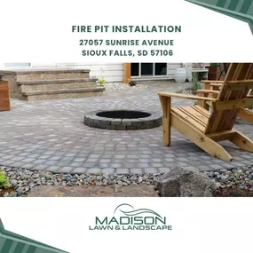 fire pit installation