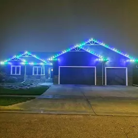 Madison Lawn & Landscape professional holiday light installation