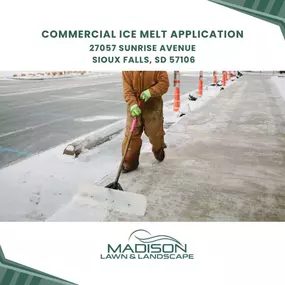 commercial ice melt application