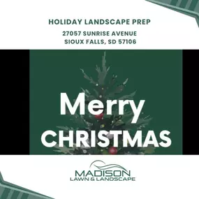 holiday landscape prep