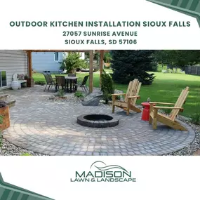 outdoor kitchen installation Sioux Falls