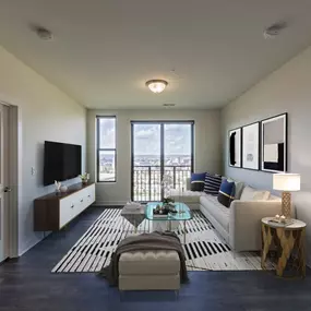 Open Concept Living Room Interior