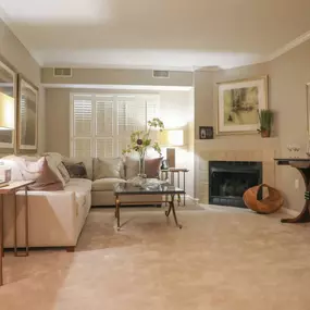 Living Room at Cascades Overlook Apartments