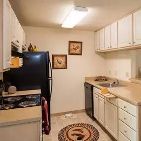 Kitchen at Crown Court Apartments