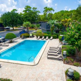 swimming pool and sun deck