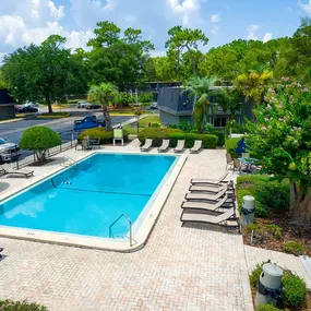 swimming pool and sun deck