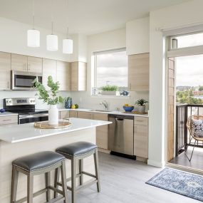 Kitchen at Harbor Heights Apartments