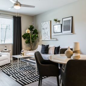 Living Room at SYNC Apartment Homes