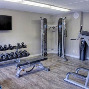 Gym at Creek Point Apartments