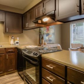 Kitchen at Oak Hill Apartments