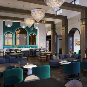 Resident lounge area