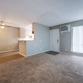 Living Room at Dwell Apartment Homes