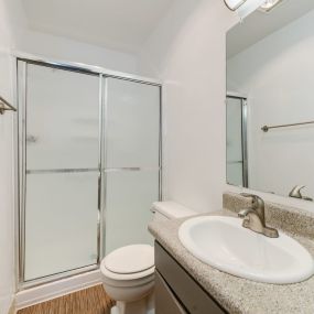 Bathroom at Dwell Apartment Homes