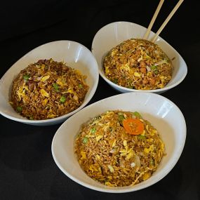 Vegetable, Chicken, and Pork Fried Rice