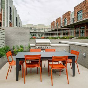 Courtyard With Grills