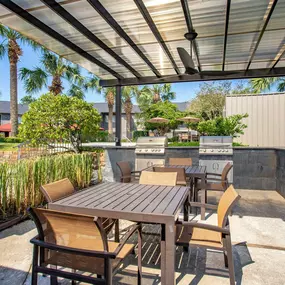 Outdoor Grill Station
