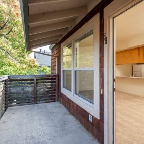 Balcony at Meadowrock Apartments in Santa Rosa, CA 95403