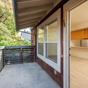 Balcony at Meadowrock Apartments in Santa Rosa, CA 95403