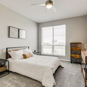 Bedroom at Maven Apartments