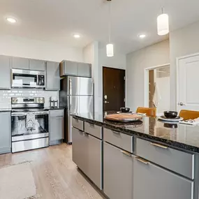 Kitchen at Maven Apartments