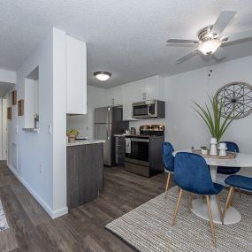 Kitchen and Living Room Open Space