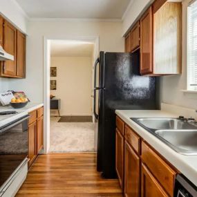 Model Kitchen - One Bedroom Apartment