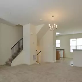 Main level with living room