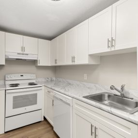 Kitchen at Flats at Merill Pond