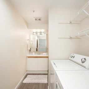 Bathroom & Laundry Area